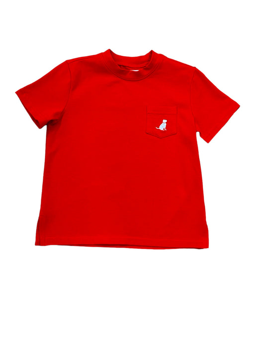LB Kids Ethan Red Crew Neck Shirt