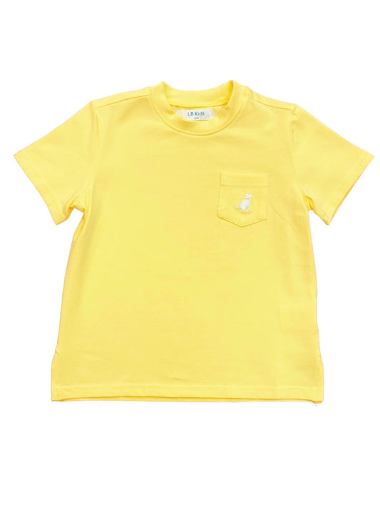 LB Kids Ethan Yellow Crew Neck Shirt