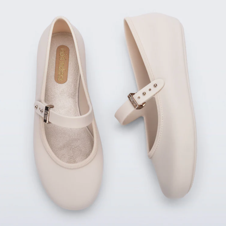 Mini Melissa Soft Ballerina girls adjustable jelly ballet flat