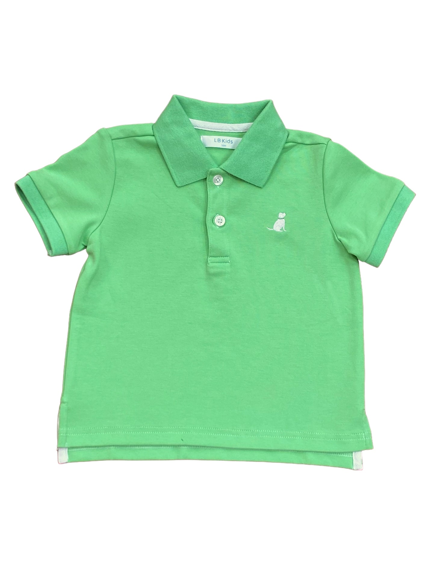 LB Kids Blake Grass Green Polo