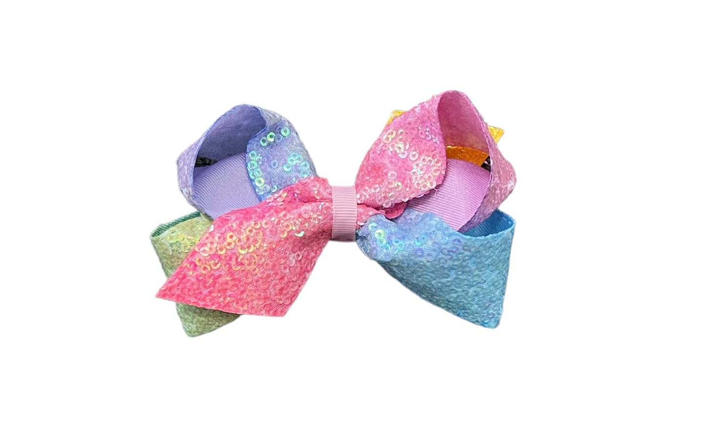 Wee Ones Pastel Ombre Sequin Bow