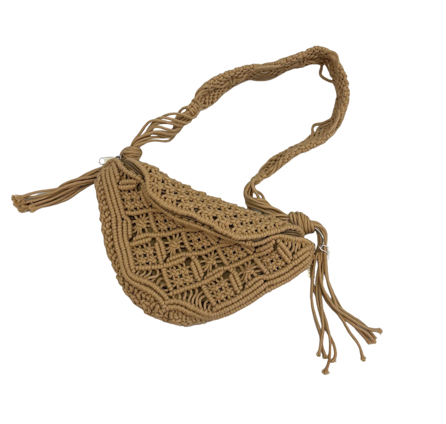 Carrying Kind Aida Macrame Purse