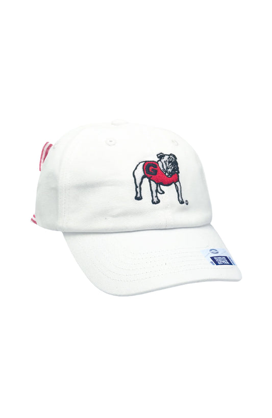 Bits & Bows Georgia Bulldogs Bow Baseball Hat