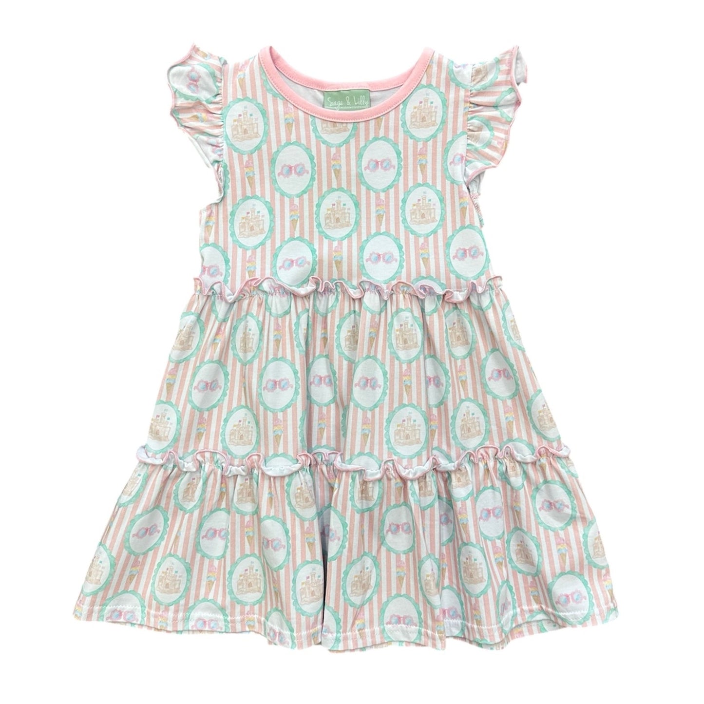 Sage & Lilly Sand Castle Townes Twirl Dress