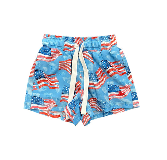 South Bound USA Swim Trunks
