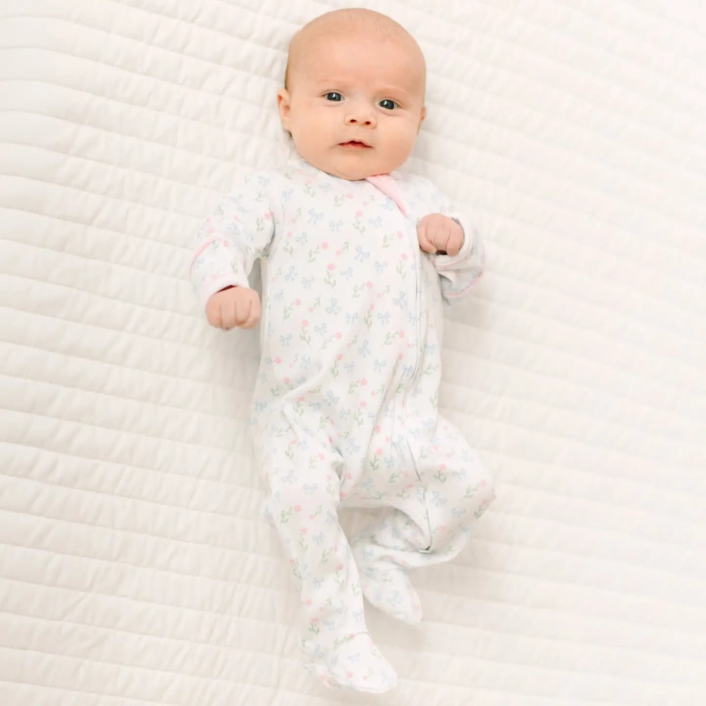 Magnolia Baby Evelyn’s Classics Print Zip Footie