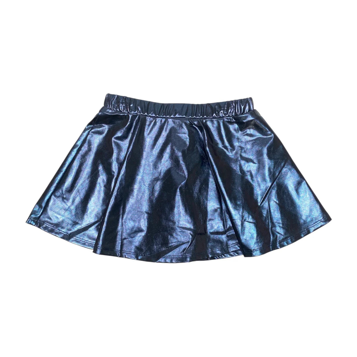 Lulu Bebe Zoe Navy Metallic Skort