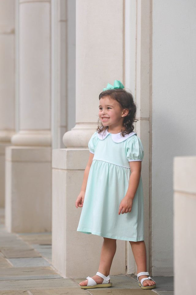 Trotter Street Kids Light Mint Eloise Dress
