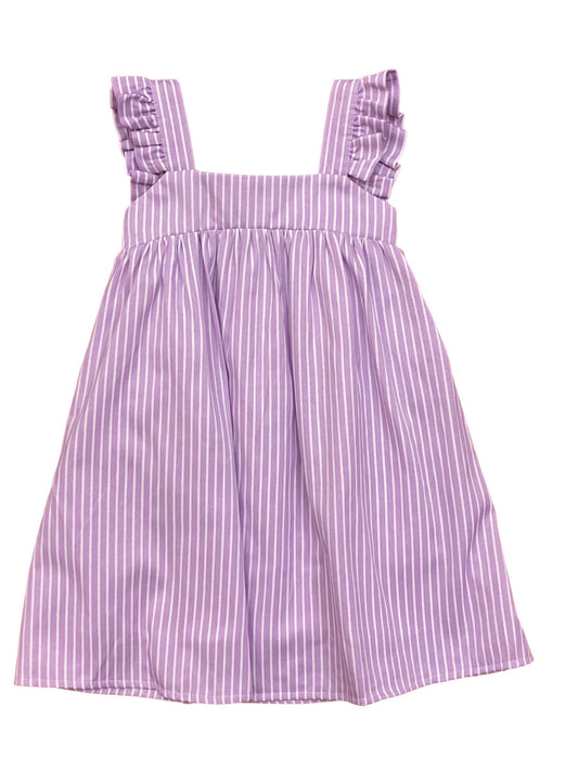 Lulu Bebe Katherine Lavender Stripe Dress