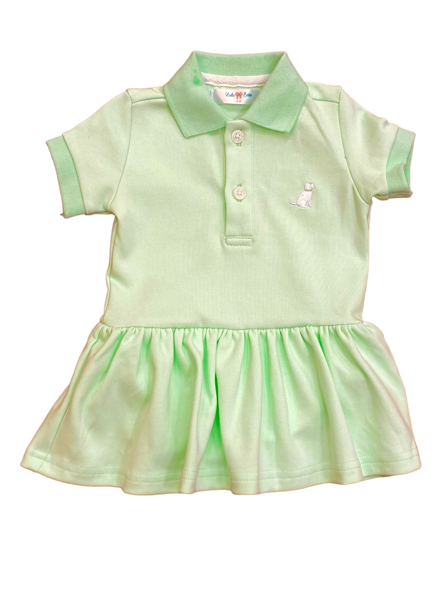 LB Kids Ashley Mint Polo Dress