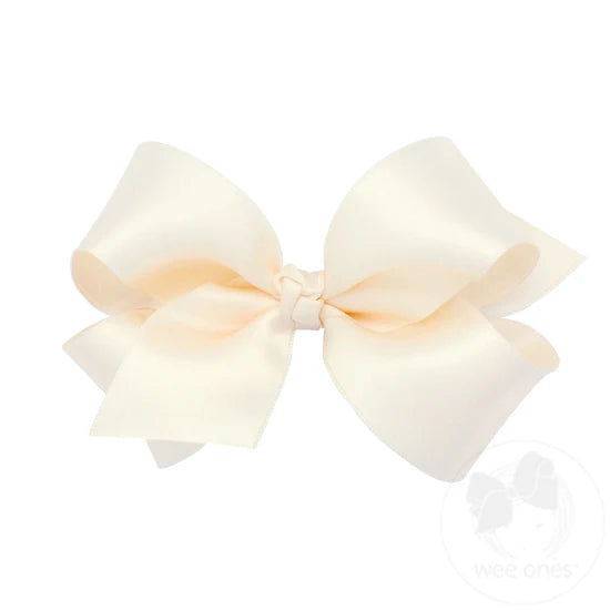 Wee Ones French  Satin Bow - Medium