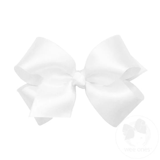 Wee Ones French  Satin Bow - Medium