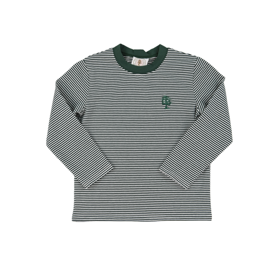 Cypress Row Green Signature Stripe Beau Tee