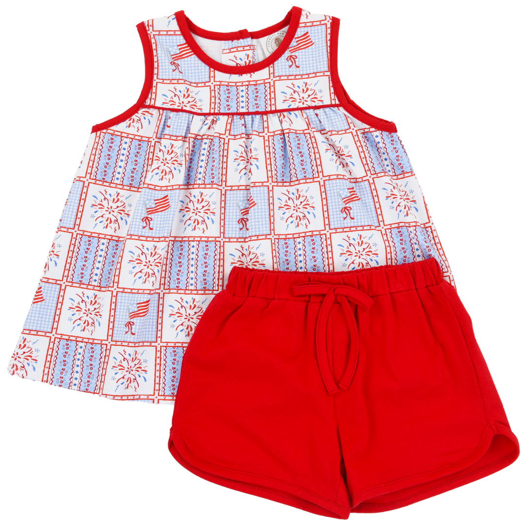 Cypress Row Patriotic Patchwork Piper Play Set