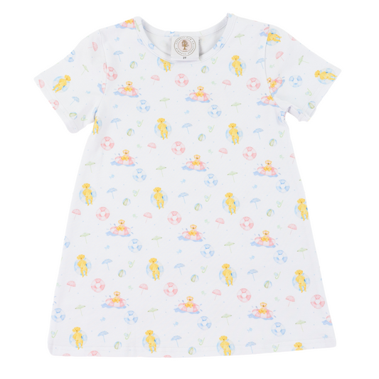 Cypress Row Poolside Paws Susie Swing Dress