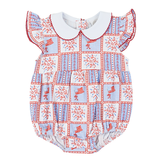 Cypress Row Patriotic Patchwork Penelope Prep Bubble