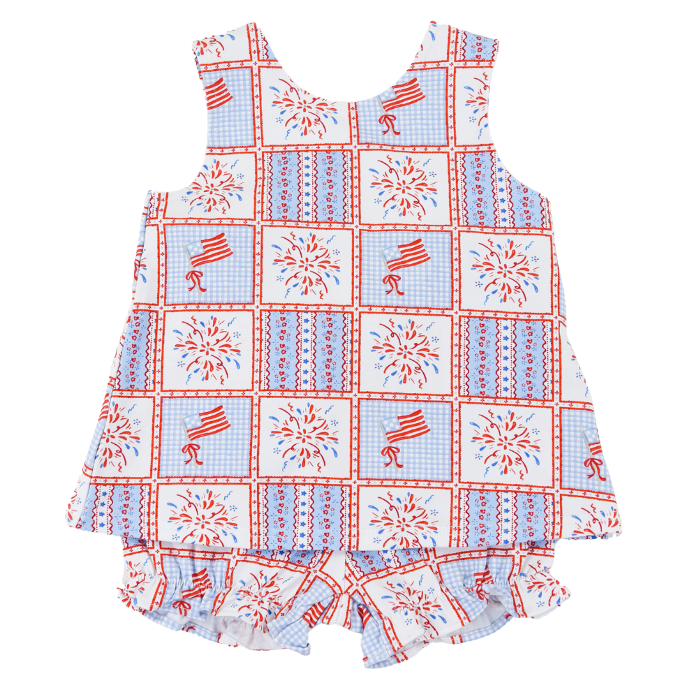 Cypress Row Patriotic Patchwork Cassidy Crossover Set