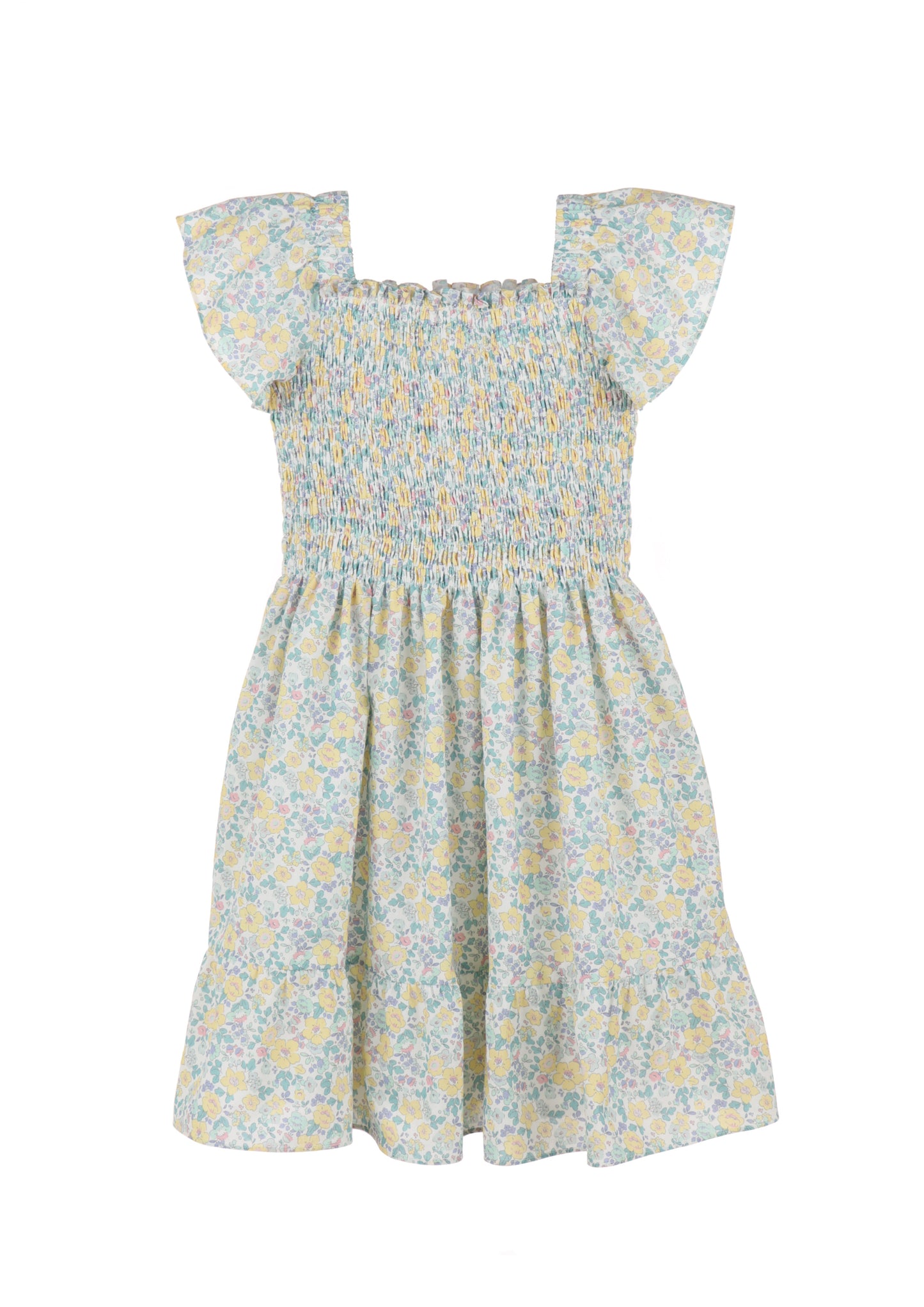 Gabby Yellow Floral Sophie Dress