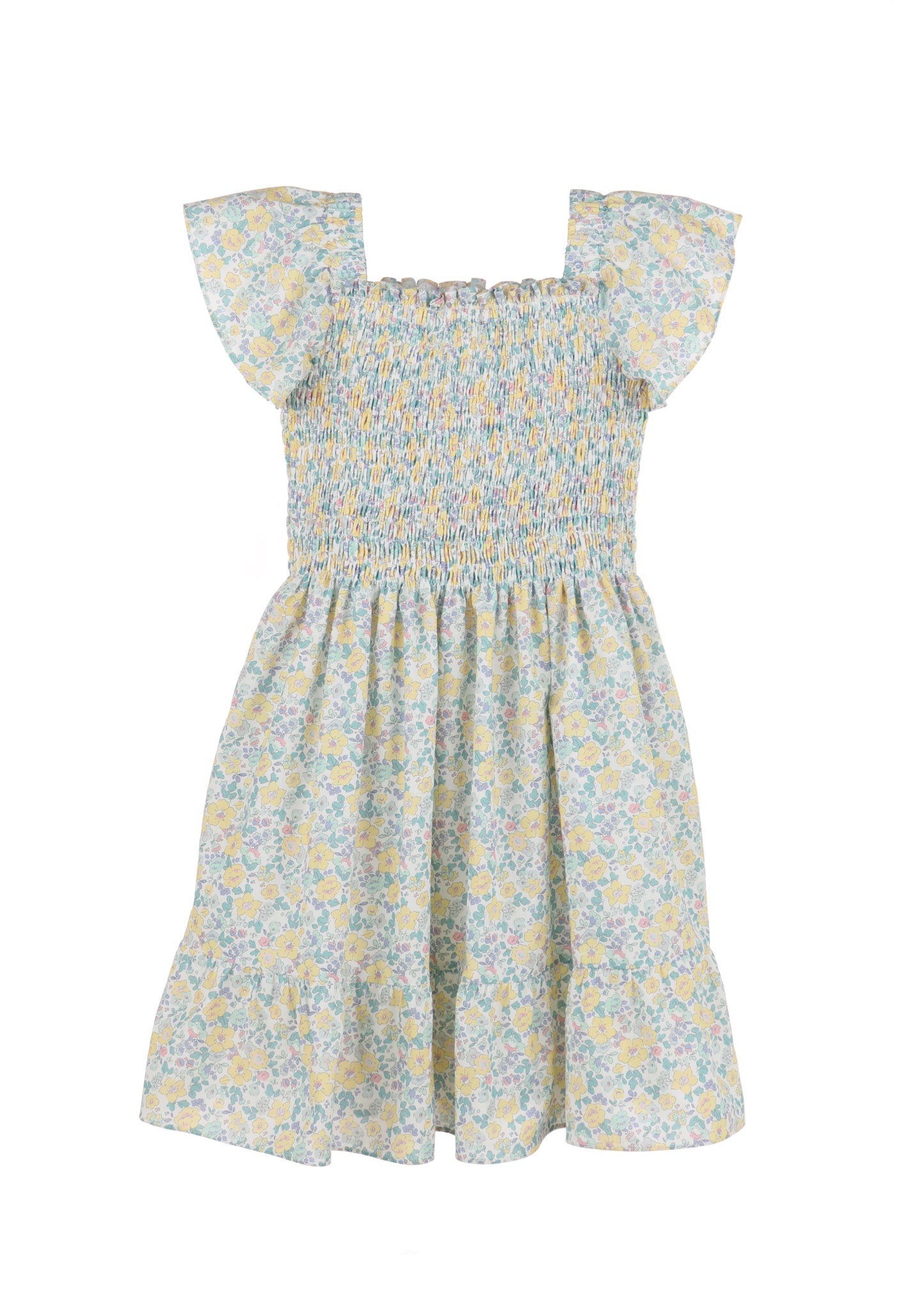 Gabby Yellow Floral Sophie Dress