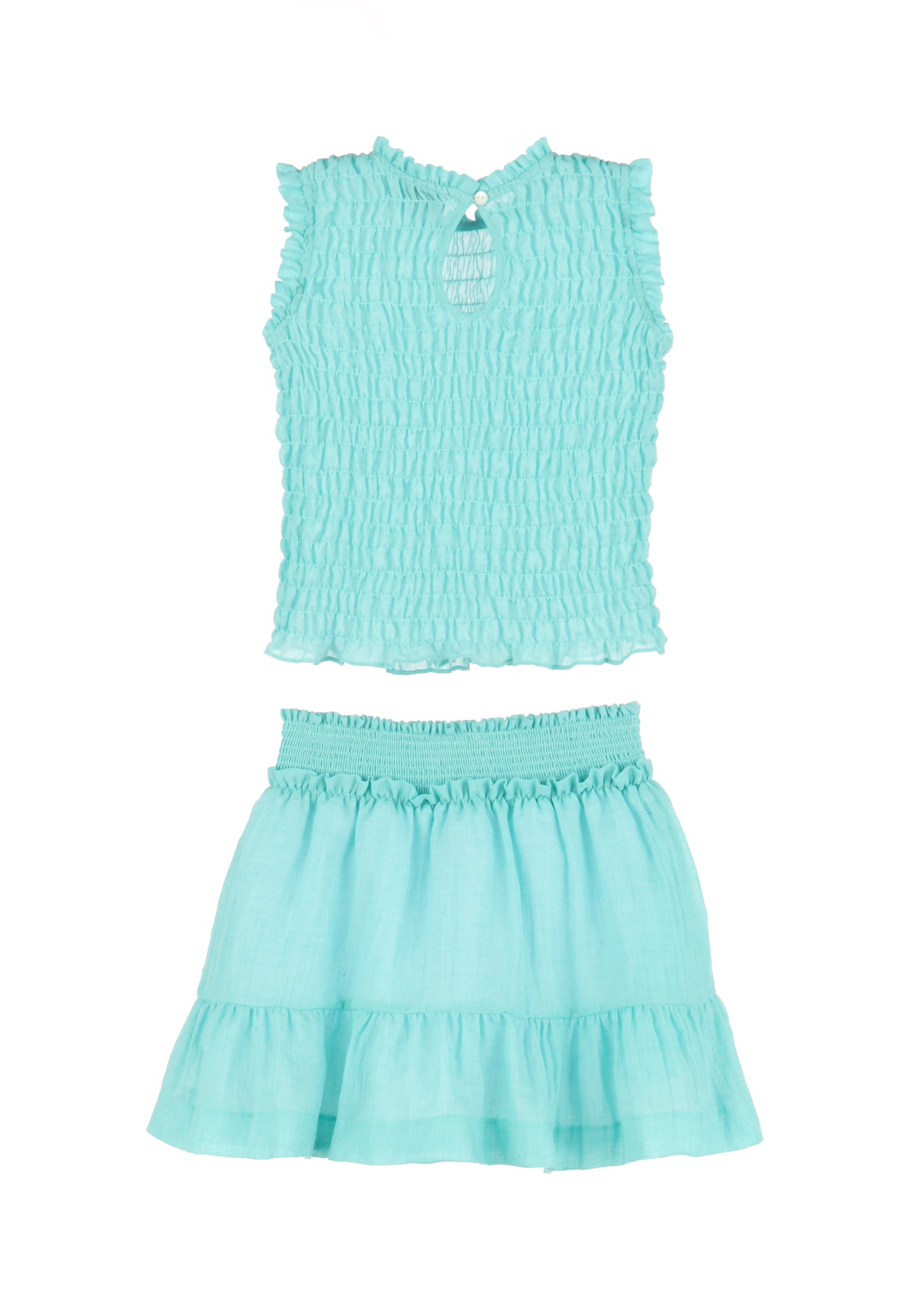 Gabby Aqua Susan Skirt Set