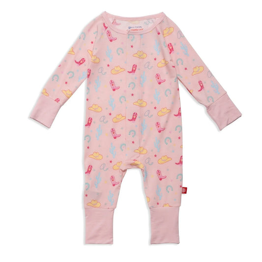 Magnetic Me Pink Not my First Rodeo Convertible Coverall