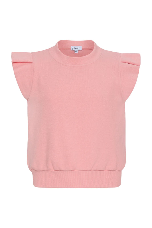 Pleat Coral Olivia Top