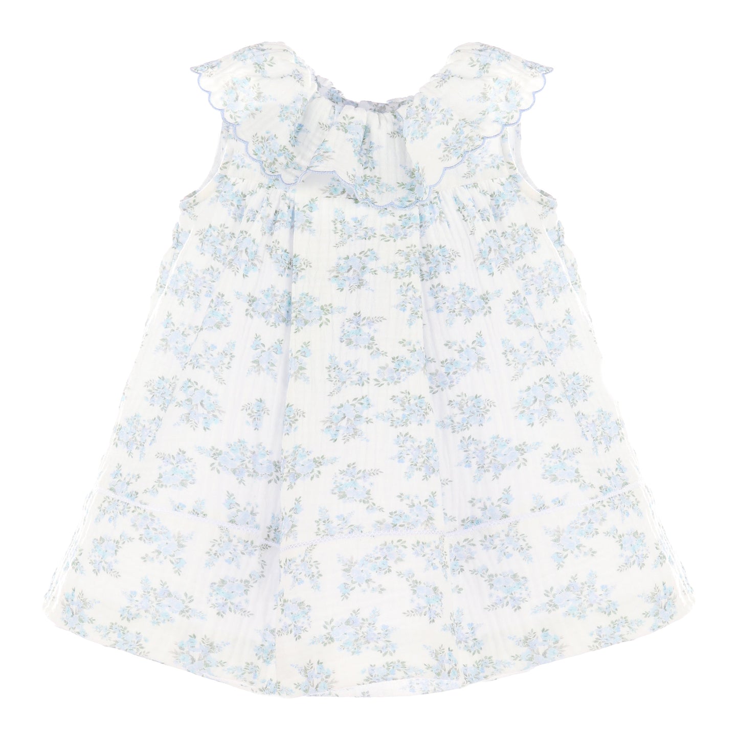 Sophie & Lucas Lilac Floral Bluffs Ruffle Dress