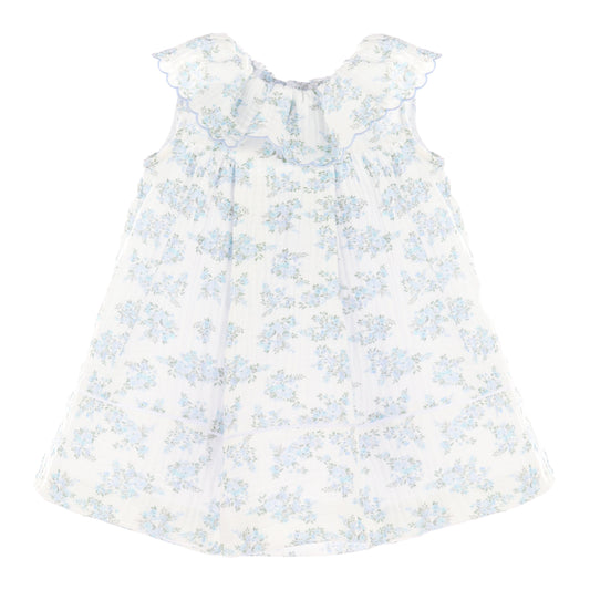 Sophie & Lucas Lilac Floral Bluffs Ruffle Dress