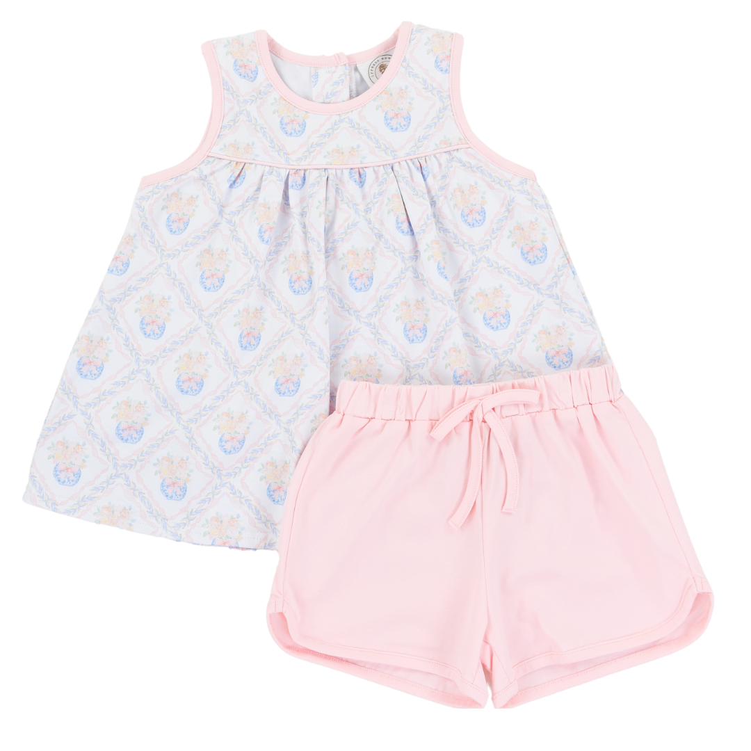 Cypress Row Petals and Porcelain Piper Play Set