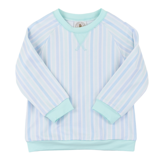 Cypress Row Seaside Stripe Preston Pullover