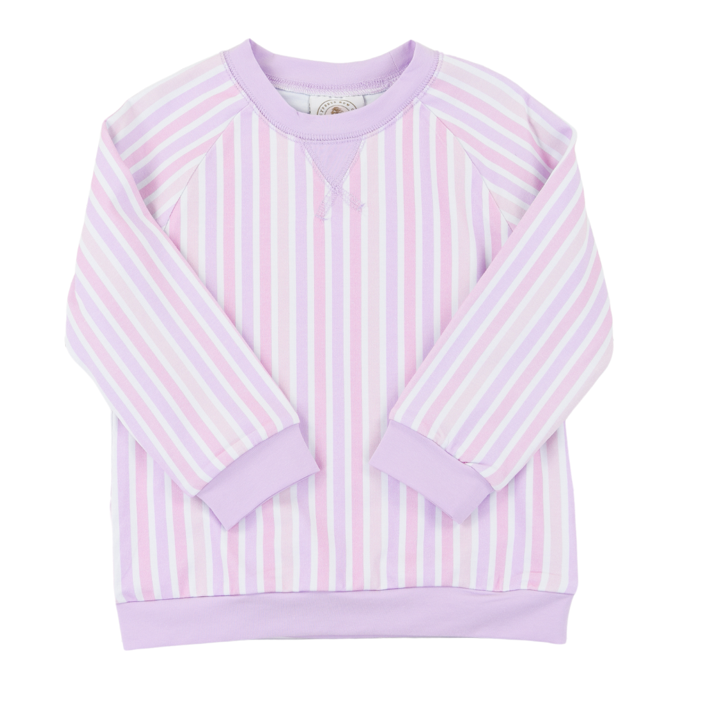 Cypress Row Seaside Stripe Palmer Pullover