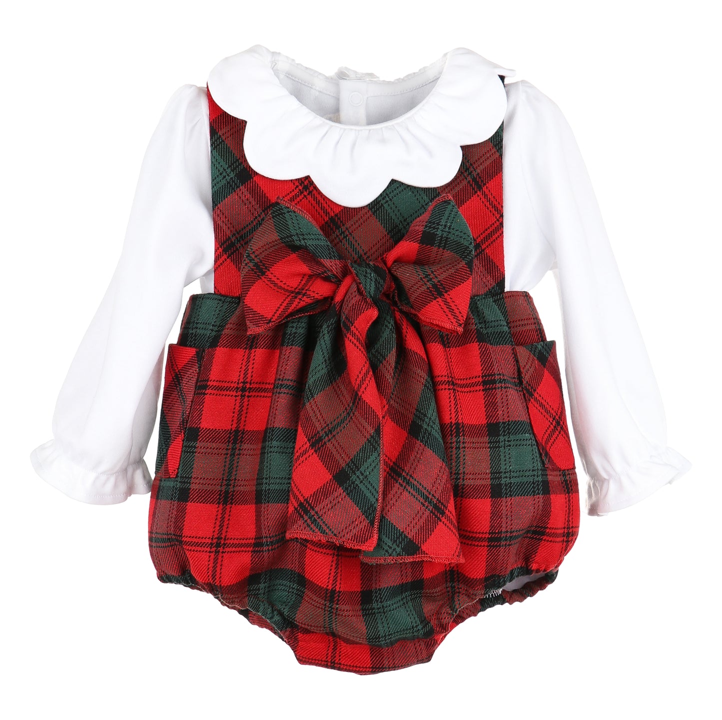 Sophie & Lucas Tartan Tidings Bow Bubble Set