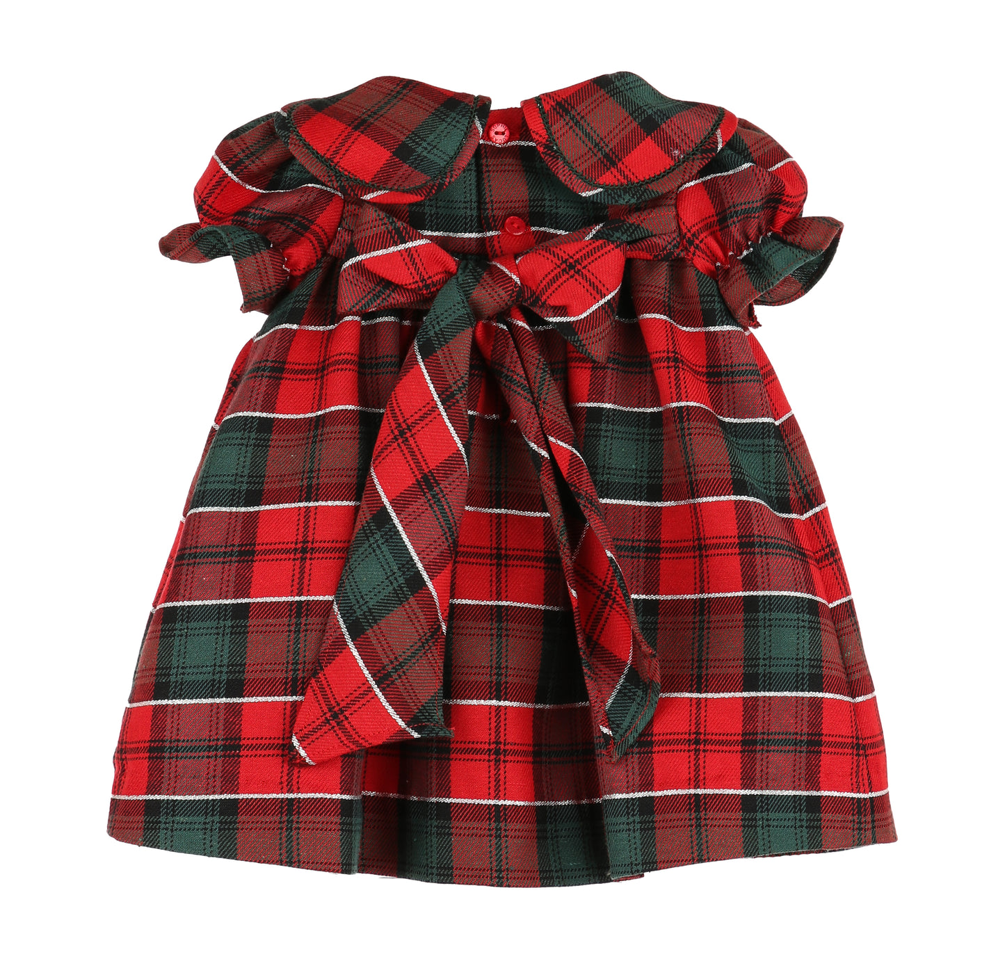 Sophie & Lucas Tartan Tidings Petal Dress