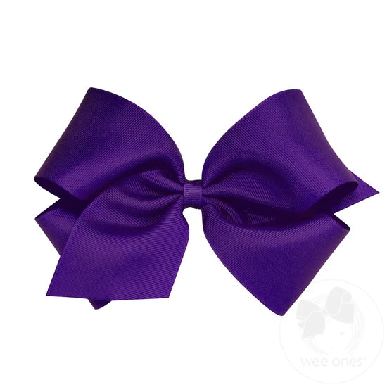 Wee Ones Hair Bows Purple PUR