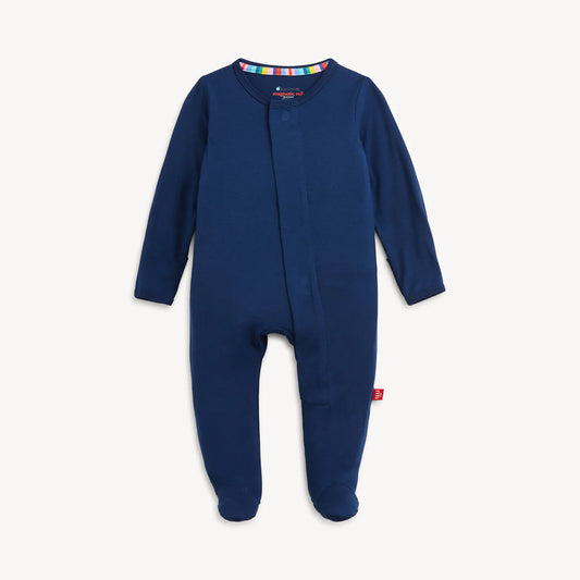 Magnetic Me Solid Blue Modal Footie