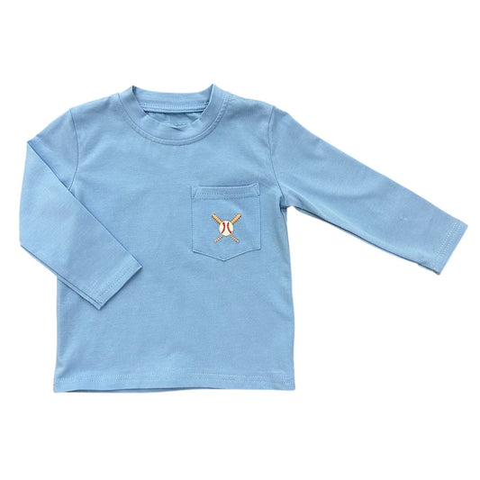 Itsy Bitsy Baseball Pocket Tee