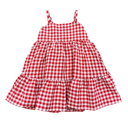 Lulu Bebe Mollie Red Gingham Dress