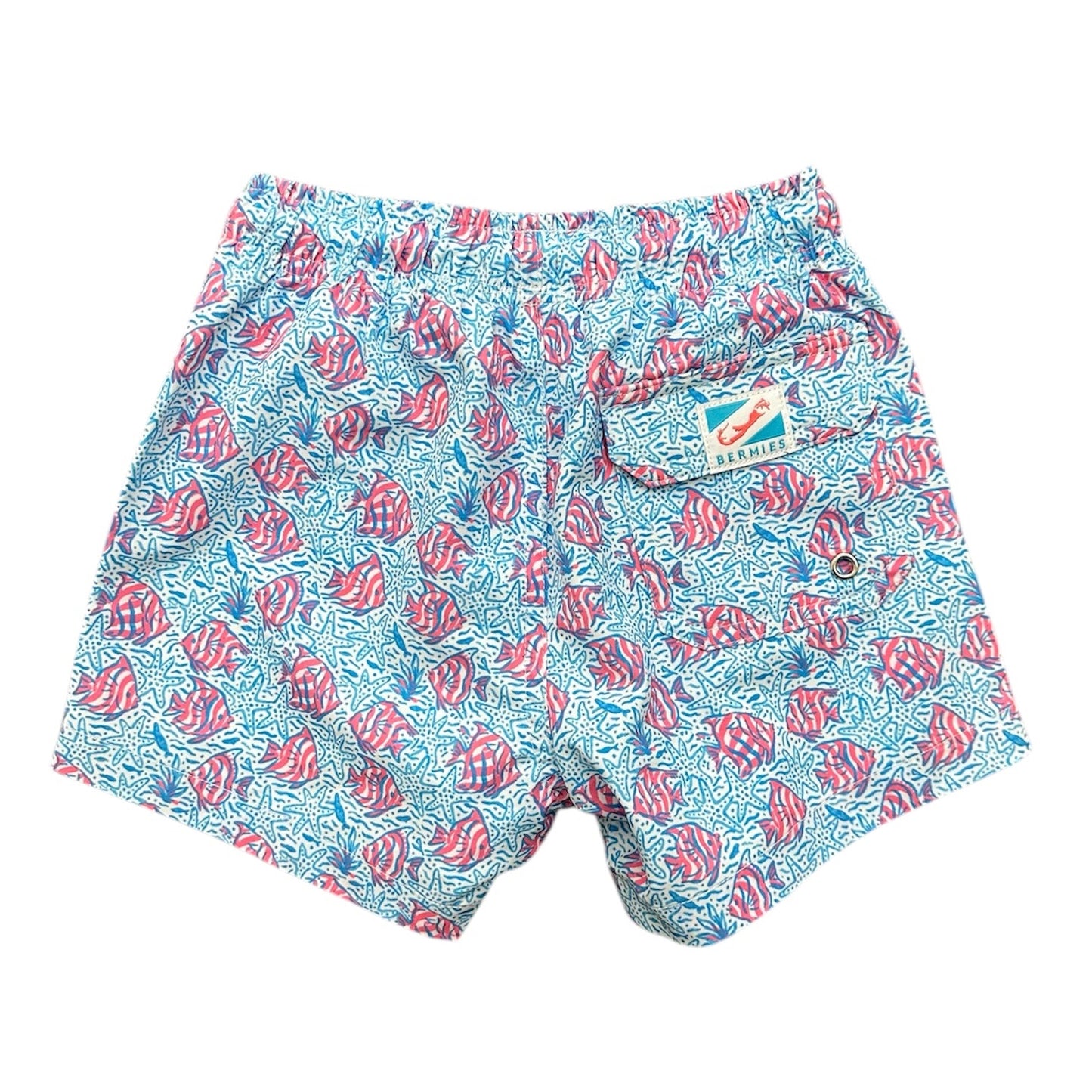 Bermies Coral Fish Swim Trunks