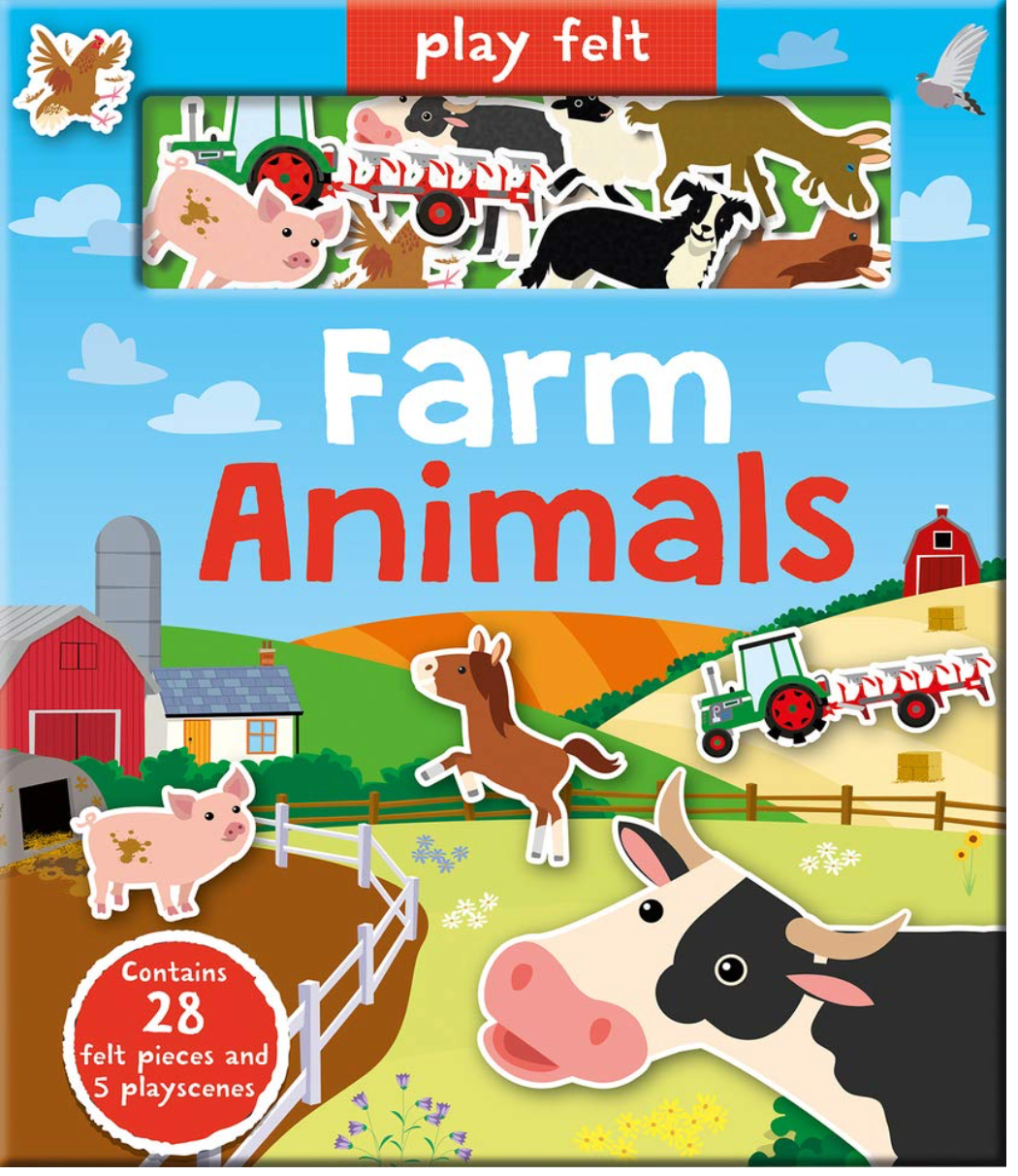 Play Felt Farm Animals Board Book