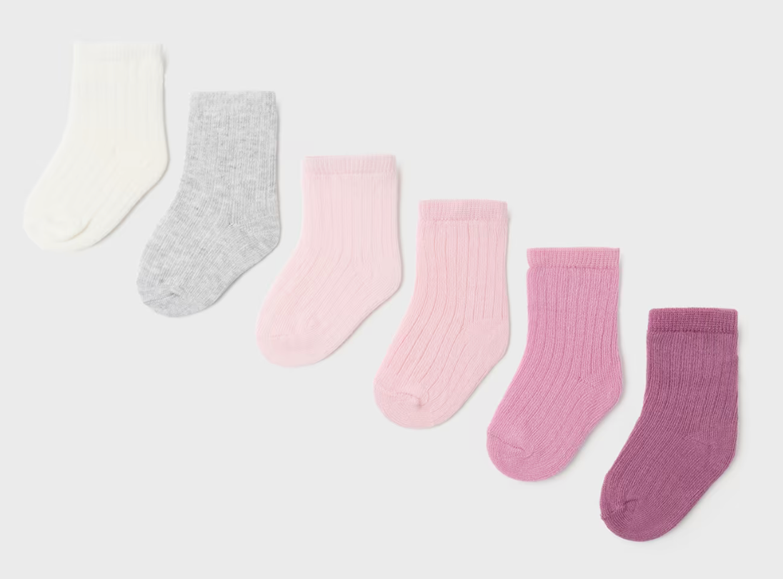 Mayoral Baby 6 Pack of Socks - Pink