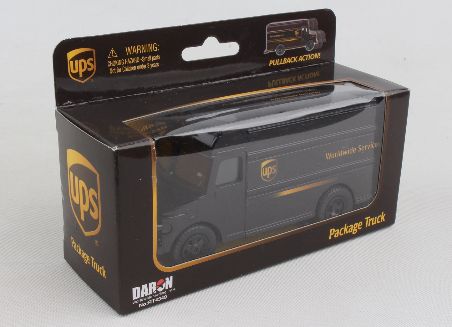 UPS Pull Back Package Car