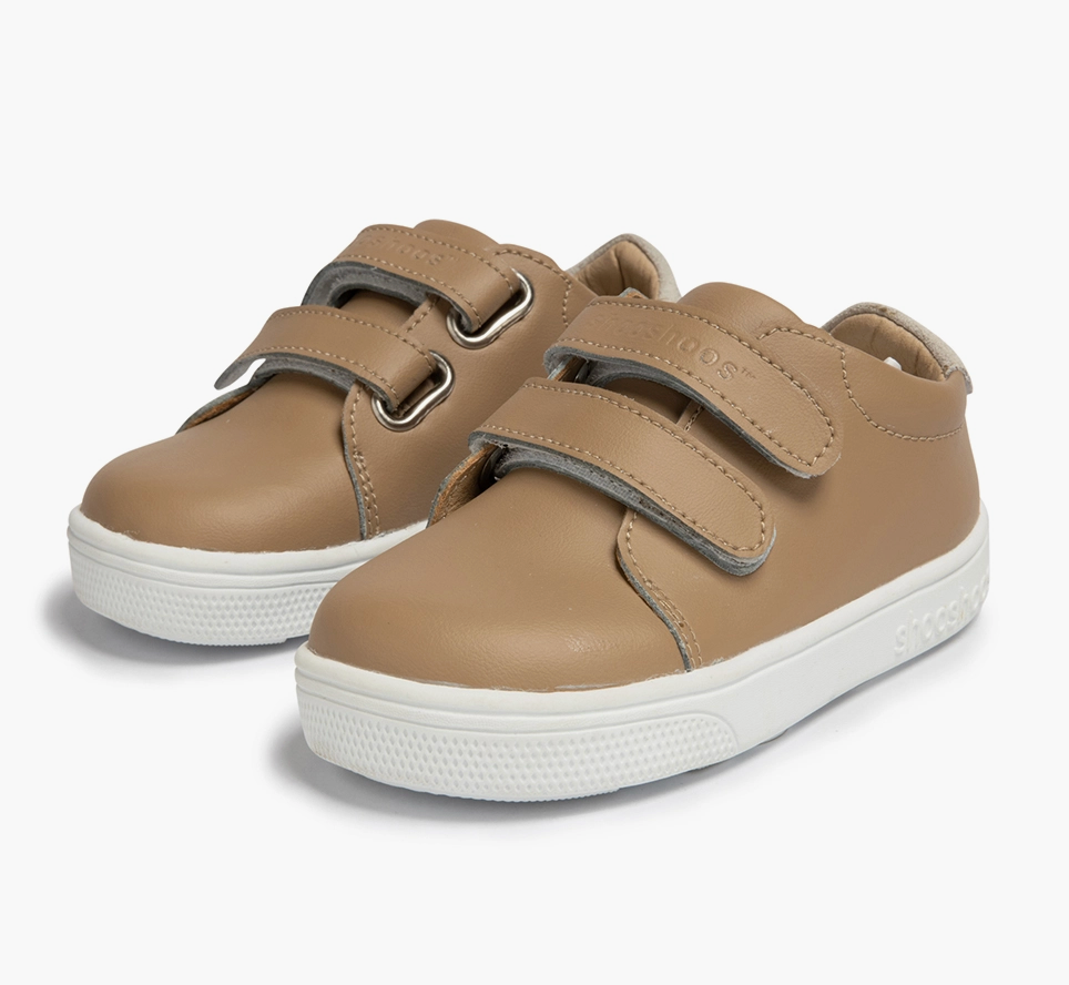 Shooshoos Brown Kicks Leather Sneaker