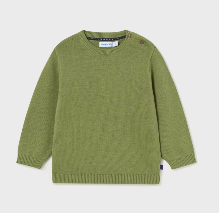 Mayoral Baby Boy Moss Green Sweater