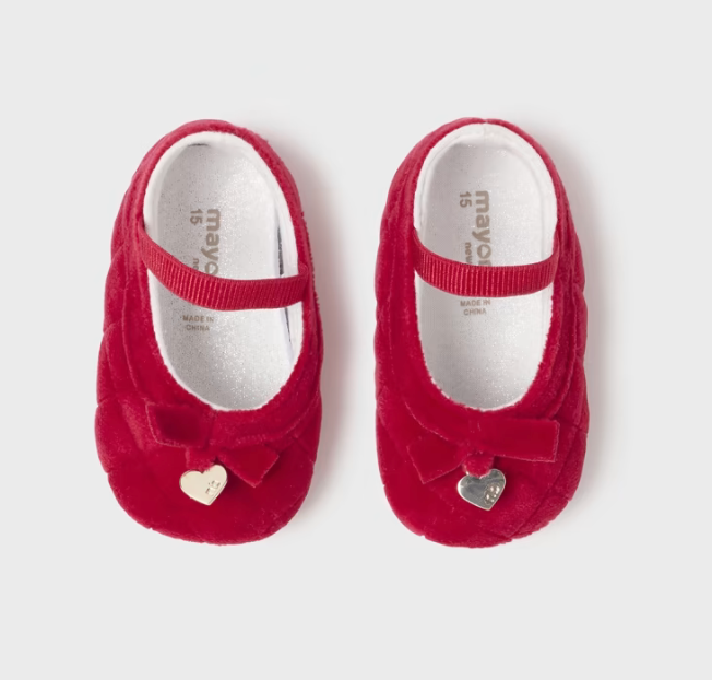 Mayoral Baby Red Mary Jane Shoes