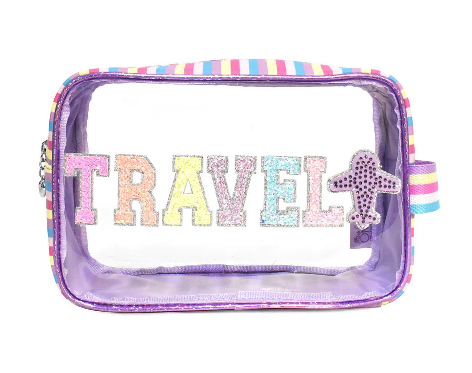 'Travel' Clear Pouch