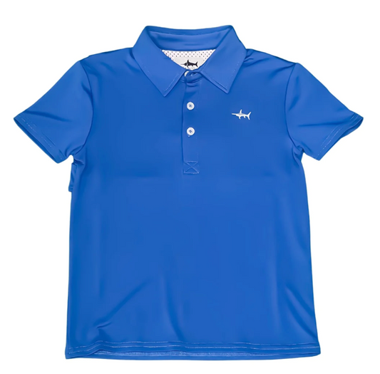 Saltwater Boys Royal Blue Offshore Performance Polo