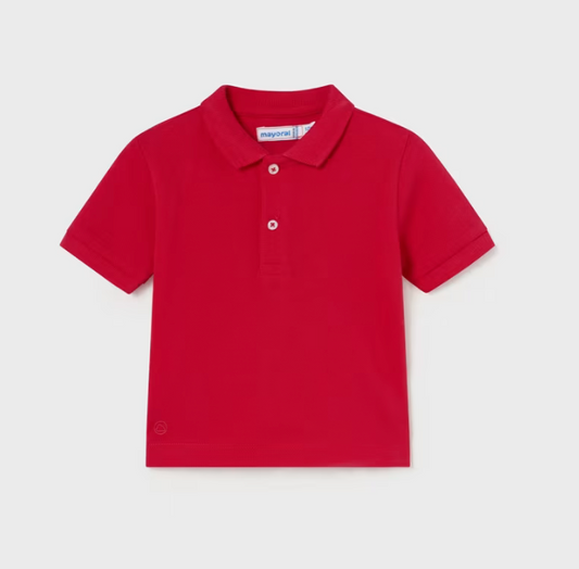 Mayoral Baby Boy Red Polo Shirt