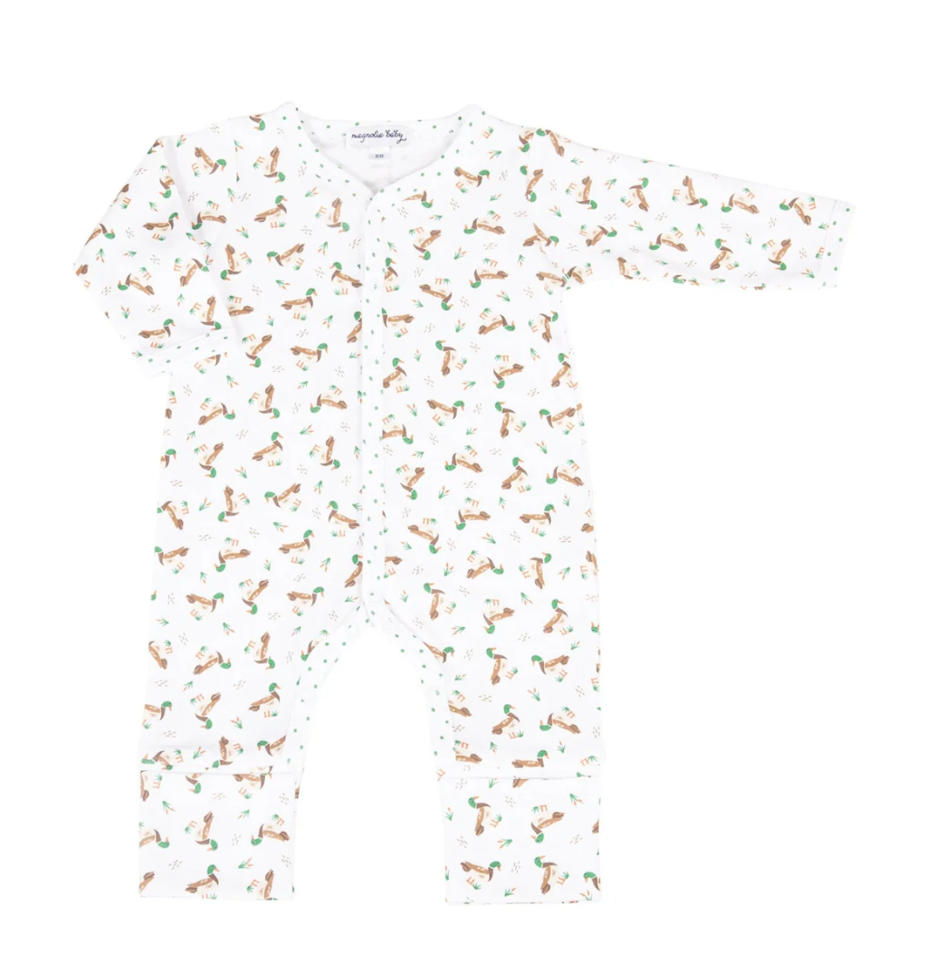 Magnolia Baby Mallard Pond Printed Playsuit