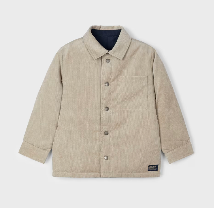 Mayoral Boys Stone Navy Reversible Jacket