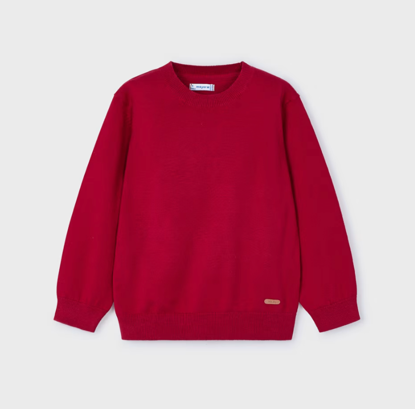 Mayoral Boy Red Basic Sweater